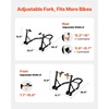 image:imageVEVOR Motorcycle Stand Lift 1100lbs Capacity Front Rear Combo Stand Lift Front Wheel DualFork Stands Rear UL Fork Swingarm Spool Stands for Most Yamaha Honda Kawasaki Suzuki Motorcycles Black