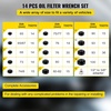 image:imageVEVOR Oil Filter Socket Set 30 Pcs Steel Black 3Jam Wrench14pcs