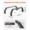 image:imageVEVOR Overland Truck Bed Rack 492679 in Width Adjustable Overland Bed Cargo Rack with Sidebar 900 lbs Static Capacity Heavy Duty Steel for MidSize Trucks Compatible with TacomaGladiator JTfor Bed Rail no side panels