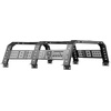 image:imageVEVOR Overland Truck Bed Rack 492679 in Width Adjustable Overland Bed Cargo Rack with Sidebar 900 lbs Static Capacity Heavy Duty Steel for MidSize Trucks Compatible with TacomaGladiator JTfor Bed Rail