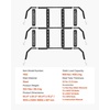 image:imageVEVOR Overland Truck Bed Rack 492679 in Width Adjustable Overland Bed Cargo Rack with Sidebar 900 lbs Static Capacity Heavy Duty Steel for MidSize Trucks Compatible with TacomaGladiator JTfor Alltype Truck