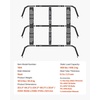 image:imageVEVOR Overland Truck Bed Rack 492679 in Width Adjustable Overland Bed Cargo Rack with Sidebar 900 lbs Static Capacity Heavy Duty Steel for MidSize Trucks Compatible with TacomaGladiator JTfor Bed Rail