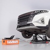 image:imageVEVOR Portable Car Lift 9000 lbs Capacity Heavy Duty Steel Truck Lift with 28 Max Height 120V Power Unit Wheels 4 Rubber Pads amp 4 Lifting Columns for Cars SUVs Trucks Home Garage or Shop Use5000LBSUpgrade Electric Pneumatic Pump