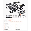 image:imageVEVOR Portable Car Lift 9000 lbs Capacity Heavy Duty Steel Truck Lift with 28 Max Height 120V Power Unit Wheels 4 Rubber Pads amp 4 Lifting Columns for Cars SUVs Trucks Home Garage or Shop Use9000LBSUpgrade Electrohydraulic