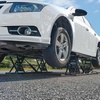 image:imageVEVOR Portable Car Lift 9000 lbs Capacity Heavy Duty Steel Truck Lift with 28 Max Height 120V Power Unit Wheels 4 Rubber Pads amp 4 Lifting Columns for Cars SUVs Trucks Home Garage or Shop Use5000LBSUpgrade Electrohydraulic