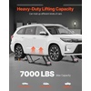 image:imageVEVOR Portable Car Lift 9000 lbs Capacity Heavy Duty Steel Truck Lift with 28 Max Height 120V Power Unit Wheels 4 Rubber Pads amp 4 Lifting Columns for Cars SUVs Trucks Home Garage or Shop Use7000LBSElectrohydraulicmodel 2