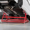 image:imageVEVOR Portable Car Lift 9000 lbs Capacity Heavy Duty Steel Truck Lift with 28 Max Height 120V Power Unit Wheels 4 Rubber Pads amp 4 Lifting Columns for Cars SUVs Trucks Home Garage or Shop Use4400LBSUpgrade Manual Lifting