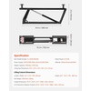 image:imageVEVOR Portable Car Lift 9000 lbs Capacity Heavy Duty Steel Truck Lift with 28 Max Height 120V Power Unit Wheels 4 Rubber Pads amp 4 Lifting Columns for Cars SUVs Trucks Home Garage or Shop Use7000LBSElectrohydraulicmodel 2