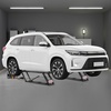 image:imageVEVOR Portable Car Lift 9000 lbs Capacity Heavy Duty Steel Truck Lift with 28 Max Height 120V Power Unit Wheels 4 Rubber Pads amp 4 Lifting Columns for Cars SUVs Trucks Home Garage or Shop Use7000LBSElectrohydraulicmodel 2