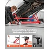 image:imageVEVOR Portable Car Lift 9000 lbs Capacity Heavy Duty Steel Truck Lift with 28 Max Height 120V Power Unit Wheels 4 Rubber Pads amp 4 Lifting Columns for Cars SUVs Trucks Home Garage or Shop Use4400LBSUpgrade Manual Lifting