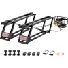 image:imageVEVOR Portable Car Lift 9000 lbs Capacity Heavy Duty Steel Truck Lift with 28 Max Height 120V Power Unit Wheels 4 Rubber Pads amp 4 Lifting Columns for Cars SUVs Trucks Home Garage or Shop Use7000LBSElectrohydraulicmodel 2