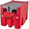 image:imageVEVOR Portable Diesel Tank 116 Gallon Capacity amp 10 GPM Flow Rate Diesel Fuel Tank with 12V Electric Transfer Pump and 131ft Rubber Hose PE Diesel Transfer Tank for Easy Fuel Transportation Red116 Gallon
