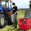 image:imageVEVOR Portable Diesel Tank 116 Gallon Capacity amp 10 GPM Flow Rate Diesel Fuel Tank with 12V Electric Transfer Pump and 131ft Rubber Hose PE Diesel Transfer Tank for Easy Fuel Transportation Red116 Gallon