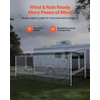 image:imageVEVOR RV Awning Sun Shade Room  Compatible with 1617 ft Awnings RV Awning Sun Shading Room with Door amp Ventilated Mesh Windows Sunproof amp Windproof ThreeSided Enclosure Tent for RV Camping18 Feet to 19 Feet