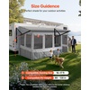 image:imageVEVOR RV Awning Sun Shade Room  Compatible with 1617 ft Awnings RV Awning Sun Shading Room with Door amp Ventilated Mesh Windows Sunproof amp Windproof ThreeSided Enclosure Tent for RV Camping16 Feet to 17 Feet