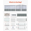 image:imageVEVOR RV Awning Sun Shade Room  Compatible with 1617 ft Awnings RV Awning Sun Shading Room with Door amp Ventilated Mesh Windows Sunproof amp Windproof ThreeSided Enclosure Tent for RV Camping18 Feet to 19 Feet