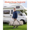 image:imageVEVOR RV Awning Sun Shade Room  Compatible with 1617 ft Awnings RV Awning Sun Shading Room with Door amp Ventilated Mesh Windows Sunproof amp Windproof ThreeSided Enclosure Tent for RV Camping18 Feet to 19 Feet
