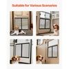image:imageVEVOR RV Screen Door Protector Adjusts from 22 to 315 inch Adjustable Door Grille Easy to Install Reinforced Breathable Honeycomb Holes Iron Camper RV Entry Protector for Pet Protection Black20 x 225 in