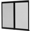 image:imageVEVOR RV Screen Door Protector Adjusts from 22 to 315 inch Adjustable Door Grille Easy to Install Reinforced Breathable Honeycomb Holes Iron Camper RV Entry Protector for Pet Protection Black20 x 225 in