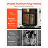 image:imageVEVOR RV Screen Door Protector Adjusts from 22 to 315 inch Adjustable Door Grille Easy to Install Reinforced Breathable Honeycomb Holes Iron Camper RV Entry Protector for Pet Protection Black20 x 225 in