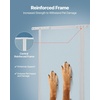image:imageVEVOR RV Screen Door Protector Adjusts from 22 to 315 inch Adjustable Door Grille Easy to Install Reinforced Breathable Honeycomb Holes Iron Camper RV Entry Protector for Pet Protection Black24 x 26 in