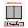 image:imageVEVOR RV Screen Door Protector Adjusts from 22 to 315 inch Adjustable Door Grille Easy to Install Reinforced Breathable Honeycomb Holes Iron Camper RV Entry Protector for Pet Protection Black20 x 225 in