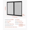 image:imageVEVOR RV Screen Door Protector Adjusts from 22 to 315 inch Adjustable Door Grille Easy to Install Reinforced Breathable Honeycomb Holes Iron Camper RV Entry Protector for Pet Protection Black20 x 245 in