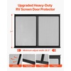 image:imageVEVOR RV Screen Door Protector Adjusts from 22 to 315 inch Adjustable Door Grille Easy to Install Reinforced Breathable Honeycomb Holes Iron Camper RV Entry Protector for Pet Protection Black20 x 265 in