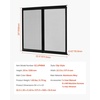 image:imageVEVOR RV Screen Door Protector Adjusts from 22 to 315 inch Adjustable Door Grille Easy to Install Reinforced Breathable Honeycomb Holes Iron Camper RV Entry Protector for Pet Protection Black20 x 225 in