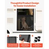 image:imageVEVOR RV Screen Door Protector Adjusts from 22 to 315 inch Adjustable Door Grille Easy to Install Reinforced Breathable Honeycomb Holes Iron Camper RV Entry Protector for Pet Protection Black315 x 20 x 042 in