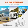 image:imageVEVOR RV Stabilizer Jacks 4 Pack Aluminum RV Leveling Jacks RV Stack Jacks for RV Travel Trailer Camper Single Screw Jack Support up to 6000 Lbs Adjustable from 11 inch to 17 inch