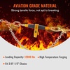image:imageVEVOR Ratchet Chain Binder 3812 12000 lbs G80 Hook Detachable Handle Heavy Duty Load Binder Tie Down Hauling Chain Binders for Flatbed Truck Trailer Black amp Yellow