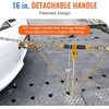 image:imageVEVOR Ratchet Chain Binder 51638 Heavy Duty Load Binders with G80 Hooks 7100 lbs Secure Load Limit Laborsaving Antiskid Handle Tie Down Hauling Chain Binders for Flatbed Truck Trailer 4 P51638