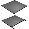 image:imageVEVOR Retractable Tonneau Cover 55 ft Hard Retractable Tonneau Cover with Builtin Drainage Pipe for 20092024 Ford F150 Crew Cab Customized Design with DoubleLock amp TSlot45 ft