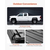 image:imageVEVOR Retractable Tonneau Cover 55 ft Hard Retractable Tonneau Cover with Builtin Drainage Pipe for 20092024 Ford F150 Crew Cab Customized Design with DoubleLock amp TSlot55ft