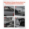 image:imageVEVOR Retractable Tonneau Cover 55 ft Hard Retractable Tonneau Cover with Builtin Drainage Pipe for 20092024 Ford F150 Crew Cab Customized Design with DoubleLock amp TSlot56ft