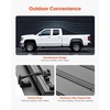 image:imageVEVOR Retractable Tonneau Cover 55 ft Hard Retractable Tonneau Cover with Builtin Drainage Pipe for 20092024 Ford F150 Crew Cab Customized Design with DoubleLock amp TSlot55ft