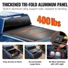 image:imageVEVOR Retractable Tonneau Cover 55 ft Hard Retractable Tonneau Cover with Builtin Drainage Pipe for 20092024 Ford F150 Crew Cab Customized Design with DoubleLock amp TSlot55 ft