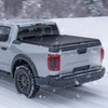image:imageVEVOR Retractable Tonneau Cover 55 ft Hard Retractable Tonneau Cover with Builtin Drainage Pipe for 20092024 Ford F150 Crew Cab Customized Design with DoubleLock amp TSlot45 ft