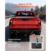 image:imageVEVOR Retractable Tonneau Cover 55 ft Hard Retractable Tonneau Cover with Builtin Drainage Pipe for 20092024 Ford F150 Crew Cab Customized Design with DoubleLock amp TSlot46 ft