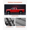 image:imageVEVOR Retractable Tonneau Cover 55 ft Hard Retractable Tonneau Cover with Builtin Drainage Pipe for 20092024 Ford F150 Crew Cab Customized Design with DoubleLock amp TSlot46 ft