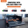 image:imageVEVOR Retractable Tonneau Cover 55 ft Hard Retractable Tonneau Cover with Builtin Drainage Pipe for 20092024 Ford F150 Crew Cab Customized Design with DoubleLock amp TSlot55 ft