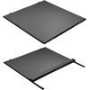 image:imageVEVOR Retractable Tonneau Cover 55 ft Hard Retractable Tonneau Cover with Builtin Drainage Pipe for 20092024 Ford F150 Crew Cab Customized Design with DoubleLock amp TSlot56ft