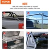 image:imageVEVOR Retractable Tonneau Cover 55 ft Hard Retractable Tonneau Cover with Builtin Drainage Pipe for 20092024 Ford F150 Crew Cab Customized Design with DoubleLock amp TSlot55 ft