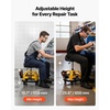 image:imageVEVOR Rolling Shop Stool with Wheels 197256 Adjustable Height 360 Swivel 330 lbs Capacity Garage Work Mechanic Stool with Backrest Tool Tray Storage Padded Seat Shop Chair BlackYellowYellow
