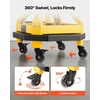 image:imageVEVOR Rolling Shop Stool with Wheels 197256 Adjustable Height 360 Swivel 330 lbs Capacity Garage Work Mechanic Stool with Backrest Tool Tray Storage Padded Seat Shop Chair BlackYellowYellow