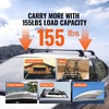 image:imageVEVOR Roof Rack Cross Bars Aluminum Roof Rack Crossbars Fit Roof Without Side Rail 155 lbs Load Capacity Adjustable Bare Roof Crossbars with Locks for SUVs Sedans and Vans