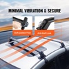 image:imageVEVOR Roof Rack Cross Bars Aluminum Roof Rack Crossbars Fit Roof Without Side Rail 155 lbs Load Capacity Adjustable Bare Roof Crossbars with Locks for SUVs Sedans and Vans