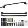 image:imageVEVOR Roof Rack Cross Bars Aluminum Roof Rack Crossbars Fit Roof Without Side Rail 155 lbs Load Capacity Adjustable Bare Roof Crossbars with Locks for SUVs Sedans and Vans