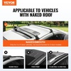 image:imageVEVOR Roof Rack Cross Bars Aluminum Roof Rack Crossbars Fit Roof Without Side Rail 155 lbs Load Capacity Adjustable Bare Roof Crossbars with Locks for SUVs Sedans and Vans